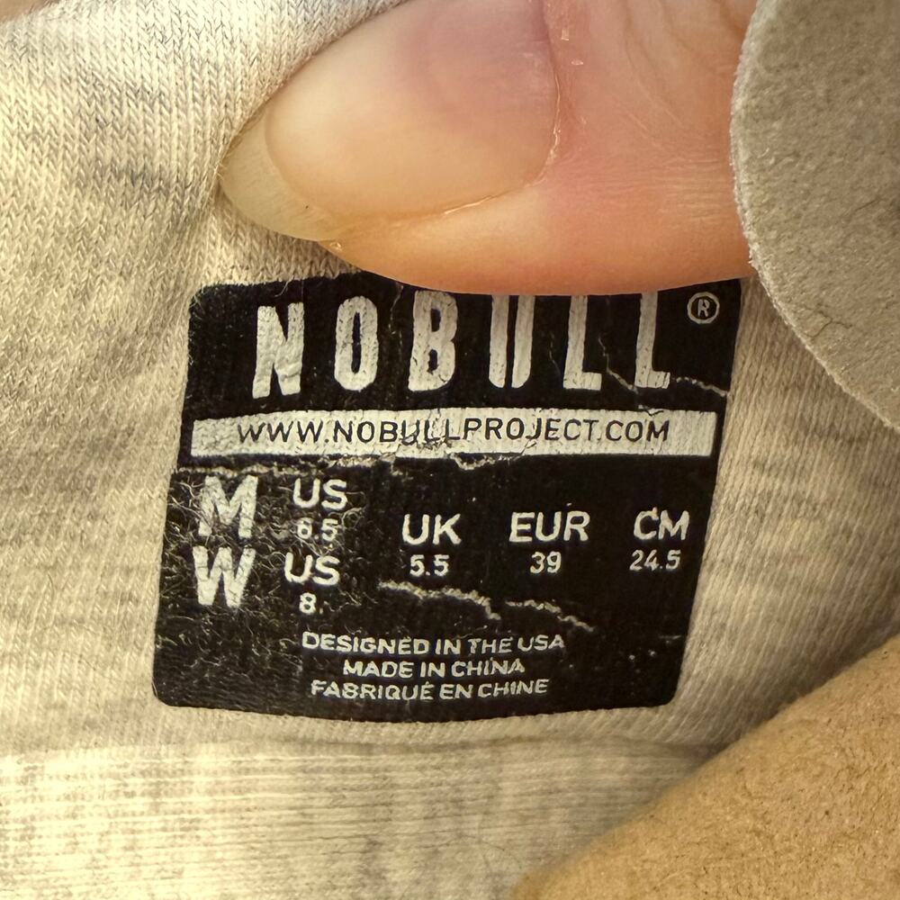 NOBULL Outwork Trainer CrossFit Gym Shoe Sneaker Textured Gray Women US 8 EU 39 - Picture 6 of 10